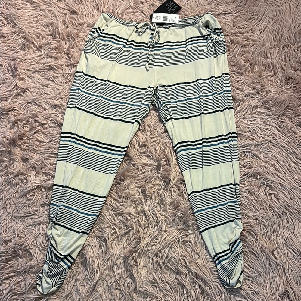NWT Chaser Striped Loungewear Pants